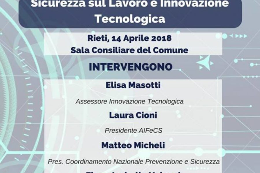 Sicurezza sul lavoro e innovazione tecnologica