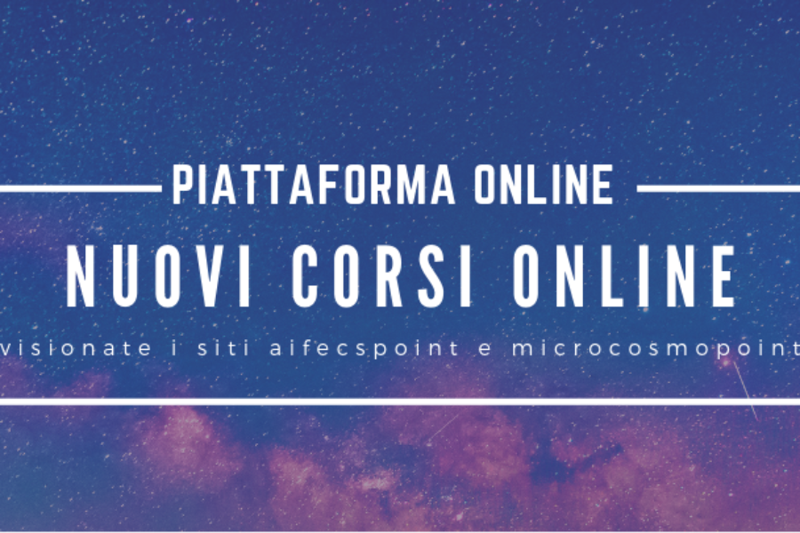 Nuovi corsi online