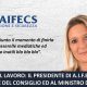 71a giornata vittime sul lavoro – A.I.F.E.C.S. scrive al Presidente del Consiglio